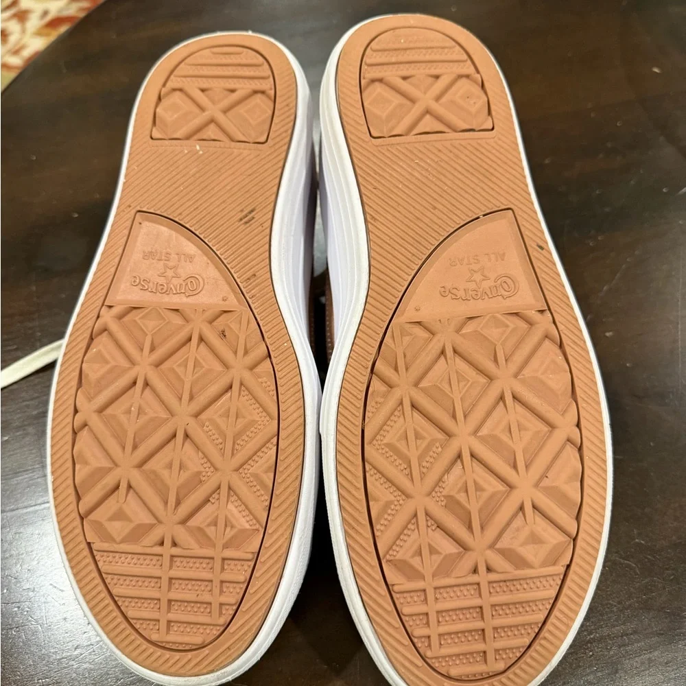 Converse High Top Sneakers in Rust/Cream - Picture 8 of 8